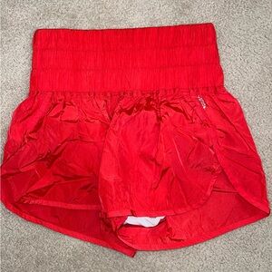Free People FP movement Way Home Short‎ Red
